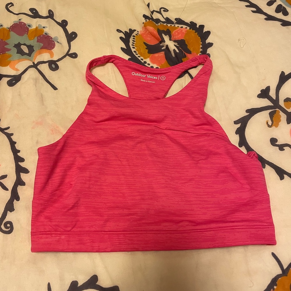 Outdoor Voices Tech Sweat Crop Top